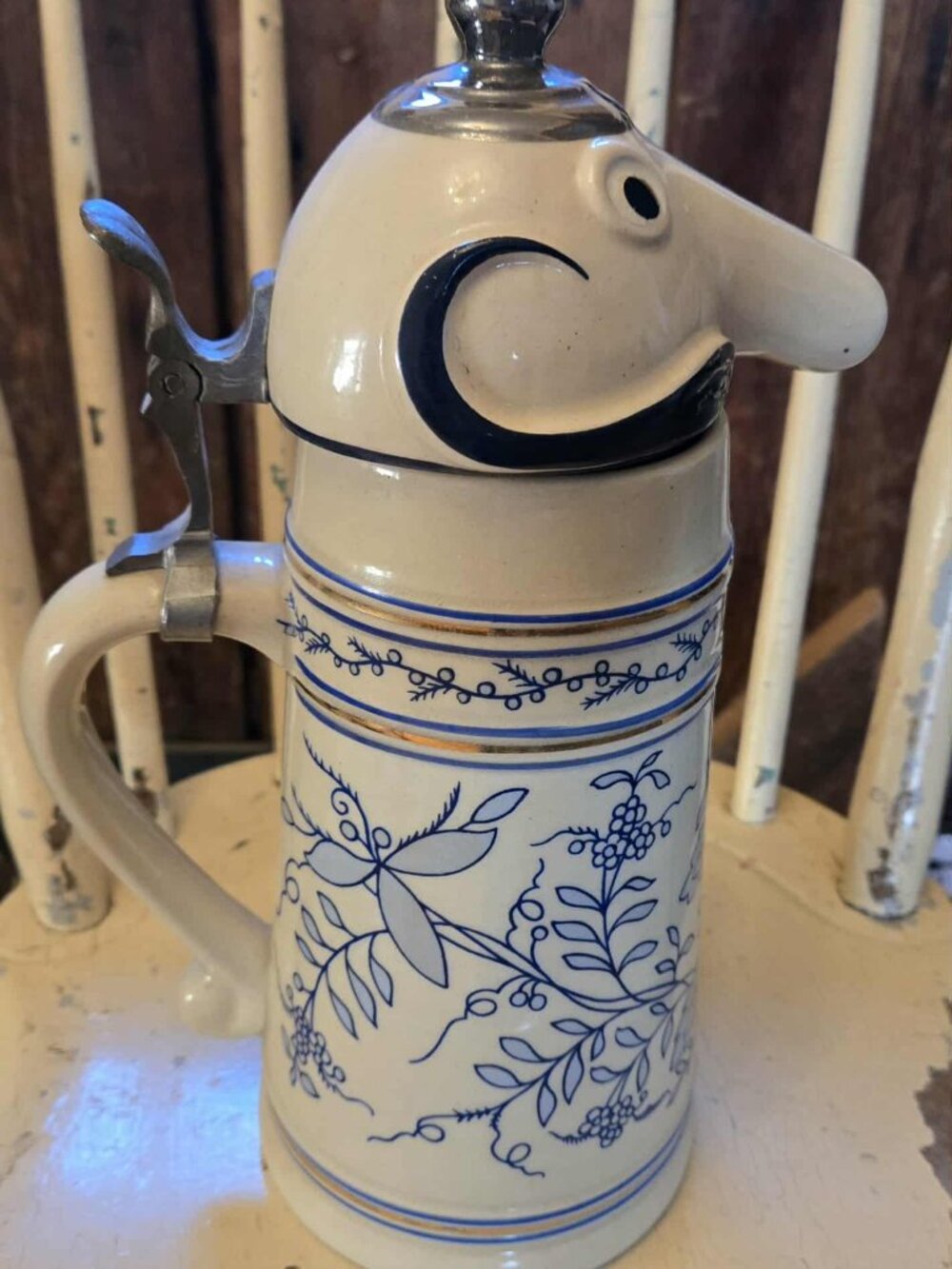 Vintage Schultz Beer Stein – WEBCO – Made in Germany – Full-Size 11-1/2" -1960's